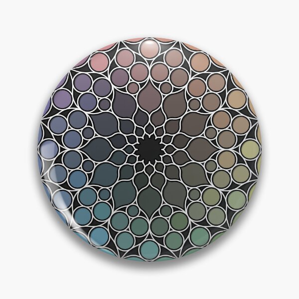 Item preview, Sacred Circle Rainbow Mandala designed and sold by mathemartiste.