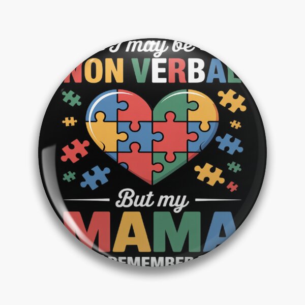 Item preview, I May Be Non Verbal But My Mama Ain't Remember That Puzzle designed and sold by Sandrhaus.