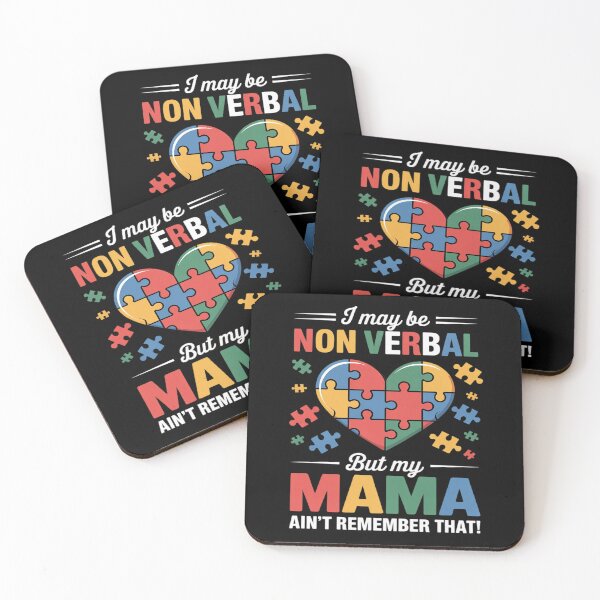Item preview, I May Be Non Verbal But My Mama Ain't Remember That Puzzle designed and sold by Sandrhaus.