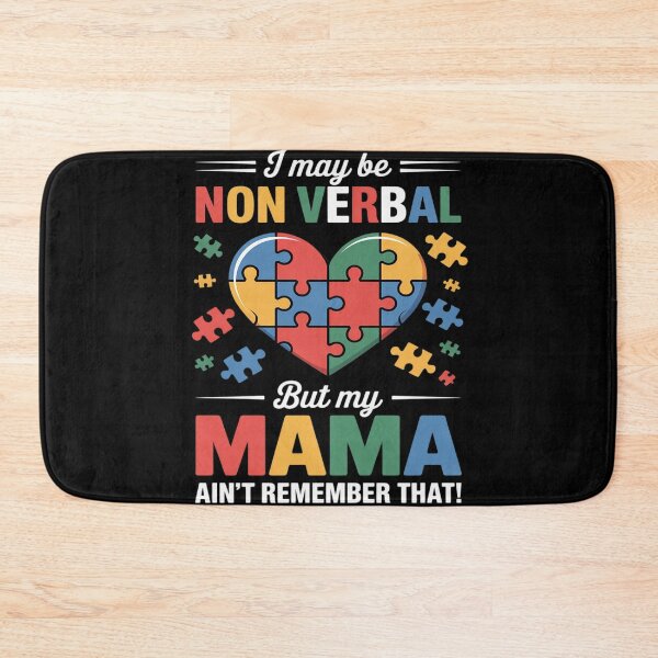 Item preview, I May Be Non Verbal But My Mama Ain't Remember That Puzzle designed and sold by Sandrhaus.