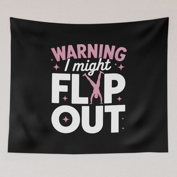 Item preview, I Might Flip Out Gymnast Cheerleading designed and sold by Sandrhaus.