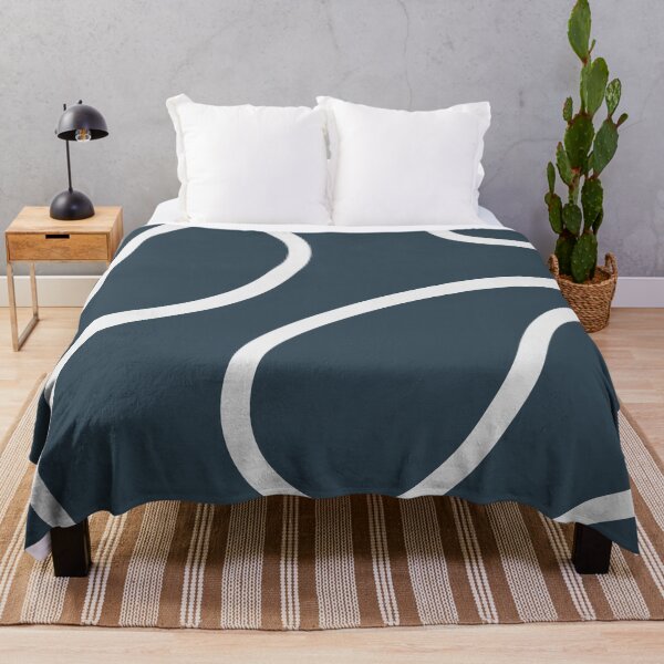 Item preview, Grey Minimal Curves Lines Abstract Artwork designed and sold by patternsoup.