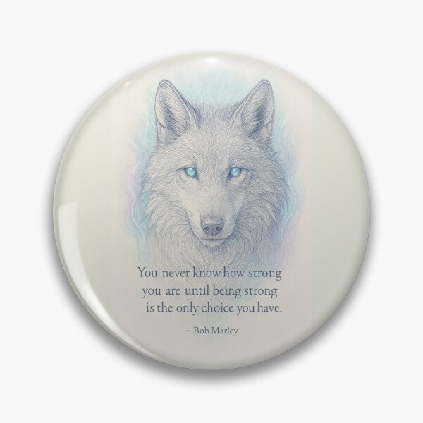 Item preview, The Auric Wolf: Marley's Resilience designed and sold by CleverCulture.