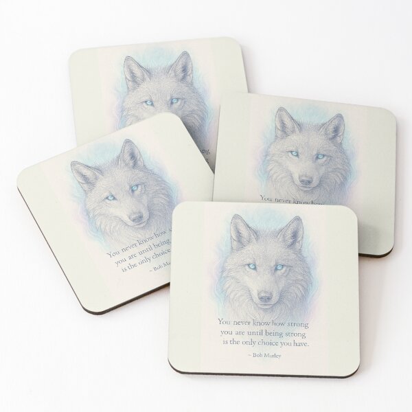 Item preview, The Auric Wolf: Marley's Resilience designed and sold by CleverCulture.
