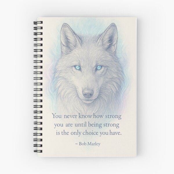 Item preview, The Auric Wolf: Marley's Resilience designed and sold by CleverCulture.