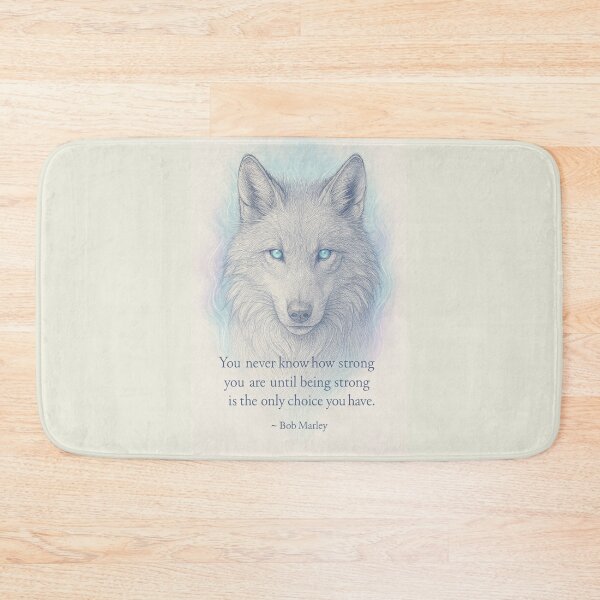 Item preview, The Auric Wolf: Marley's Resilience designed and sold by CleverCulture.