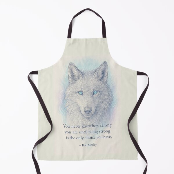 Item preview, The Auric Wolf: Marley's Resilience designed and sold by CleverCulture.