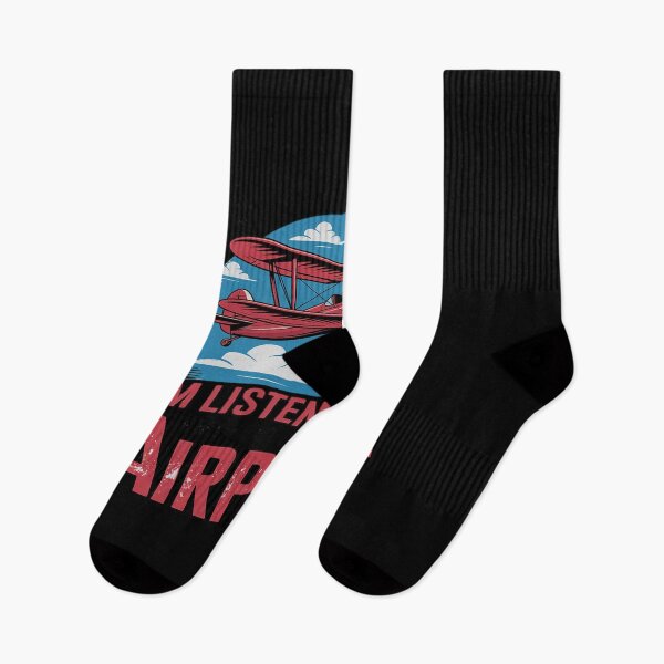 Item preview, I Might Look Like I'm Listening to You Airplane Aviation designed and sold by Sandrhaus.