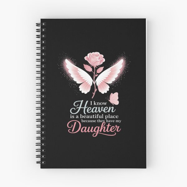 Item preview, I miss you and I Know Heaven is a Beautiful Place Daughter designed and sold by Sandrhaus.