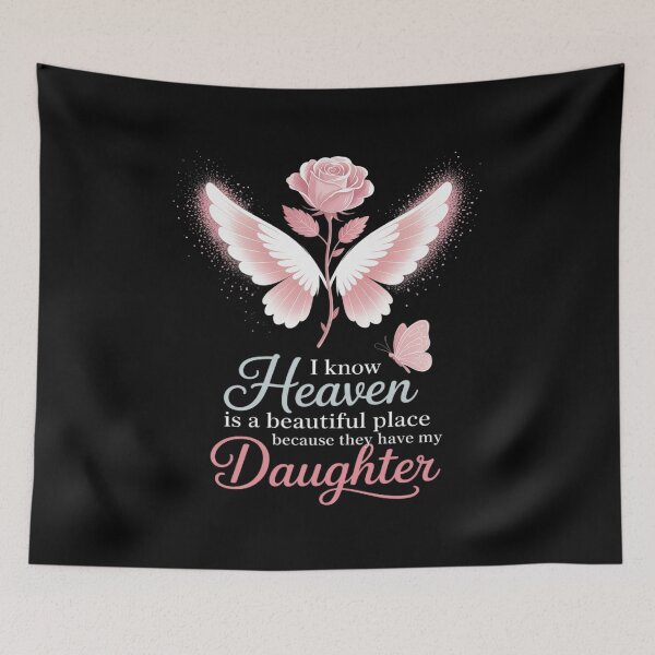 Item preview, I miss you and I Know Heaven is a Beautiful Place Daughter designed and sold by Sandrhaus.