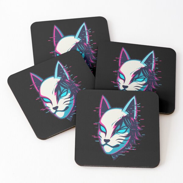 Item preview, Glitchy Kitsune Mask designed and sold by Anime Junkiez.