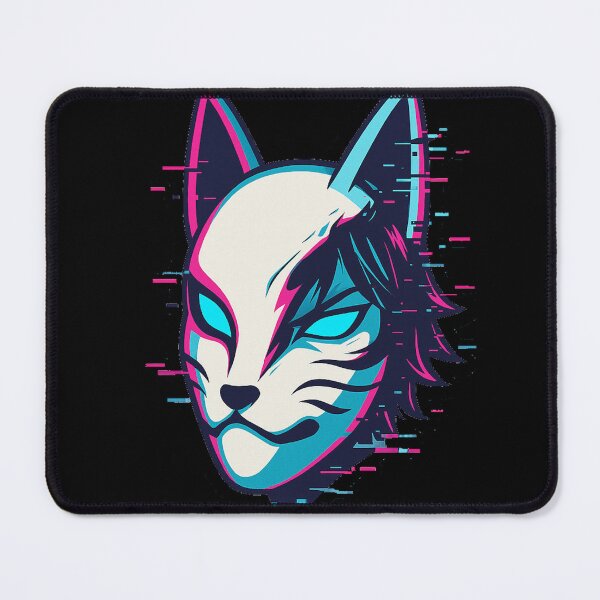 Item preview, Glitchy Kitsune Mask designed and sold by Anime Junkiez.