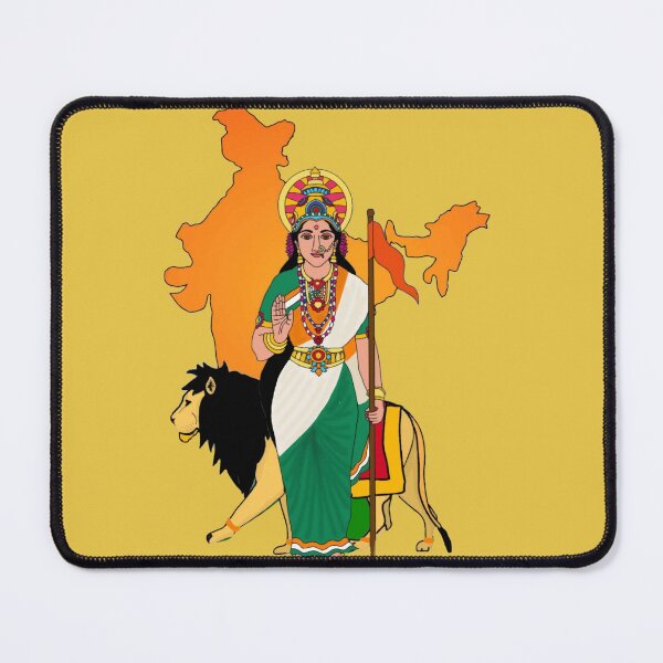 Item preview, Goddess Bharatmata – Mother India Divine Art Illustration designed and sold by Harshit_Digital_Arts.