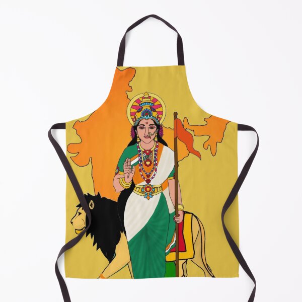 Item preview, Goddess Bharatmata – Mother India Divine Art Illustration designed and sold by Harshit_Digital_Arts.