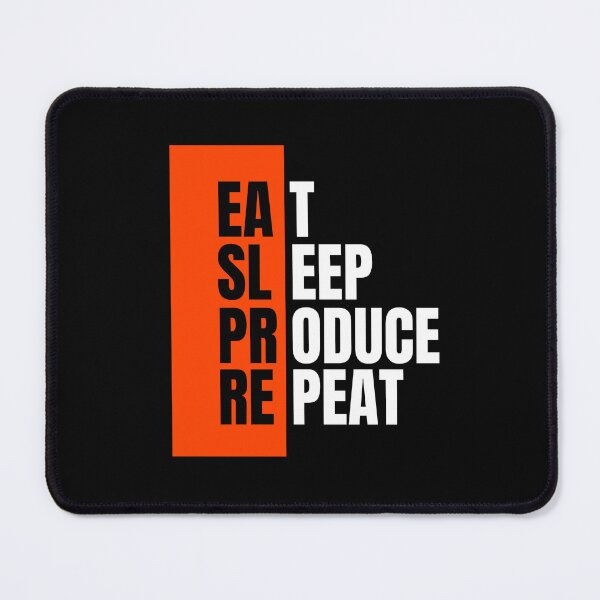 Item preview, EAT SLEEP PRODUCE REPEAT designed and sold by TOP_TEES.
