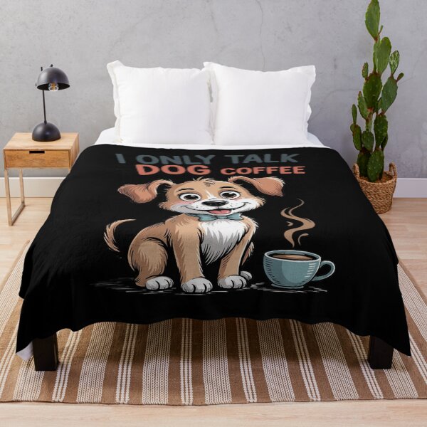 Item preview, I Only Talk to My Dog Before My Coffee Pet Lovers designed and sold by ryukaizox1.