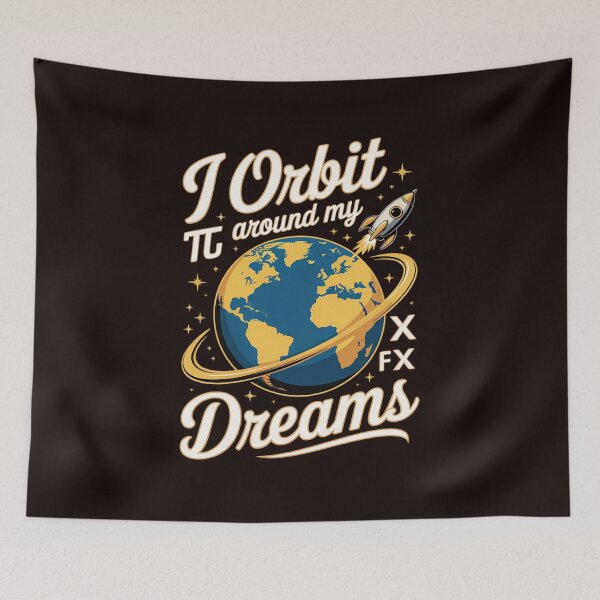 Item preview, I Orbit Around My Dreams STEM Rocket Planet designed and sold by ryukaizox1.
