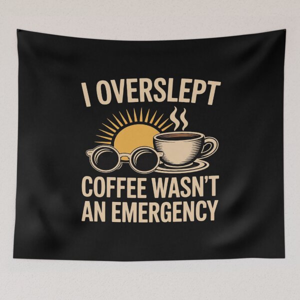 Item preview, I Overslept Coffee Wasn’t An Emergency Office designed and sold by ryukaizox1.