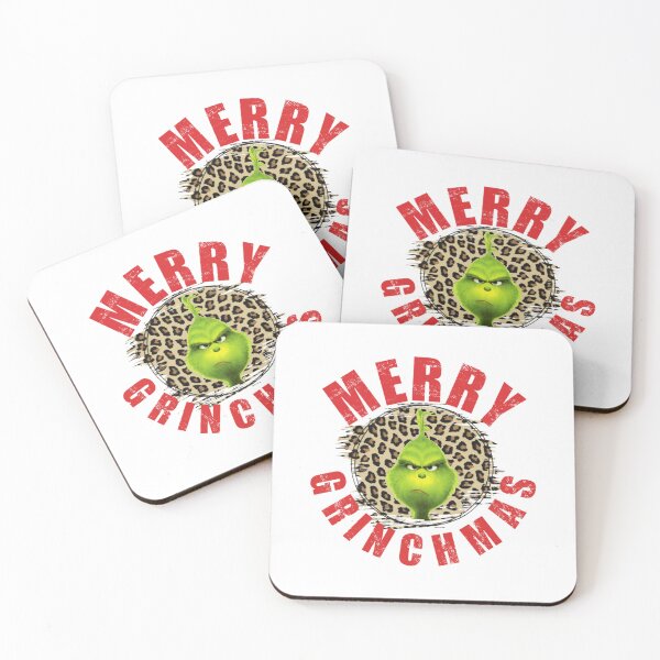 Item preview, Diseño navideño con estampado de leopardo del Grinch designed and sold by Rachel Francis6.