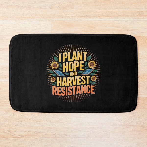 Item preview, I Plant Hope and Harvest Resistance Solarpunk Gardening designed and sold by ryukaizox1.