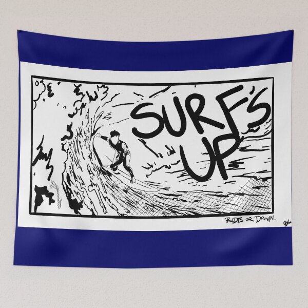 Item preview, Ride or Drown (surf's up T) designed and sold by Brittany Campbell.