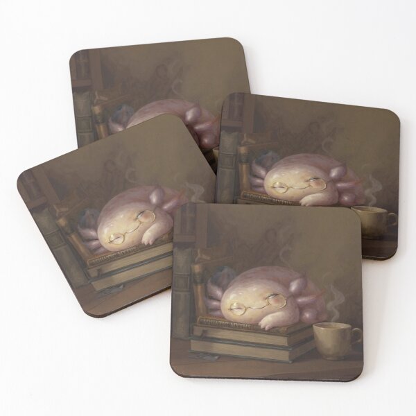 Item preview, Study Buddy Axolotl – Cute Smart Creature With Books designed and sold by MadeByACJ.