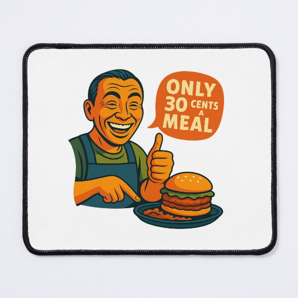Item preview, Only 30 Cents a Meal – Street Food Legend Tee designed and sold by Kayiwa Craves.