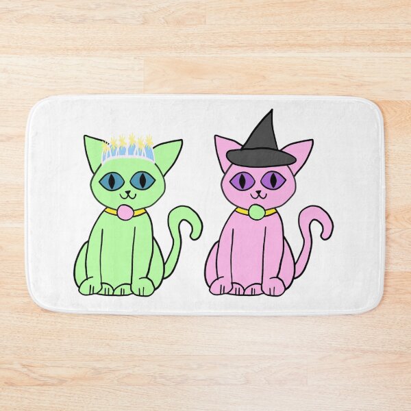 Item preview, Wicked Musical Elphaba Glinda Cats Together Hat Swap designed and sold by sarahp77.