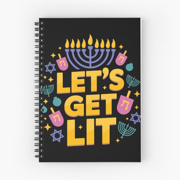 Item preview, Let’s Get Lit Hanukkah designed and sold by ValerieRodrigue.