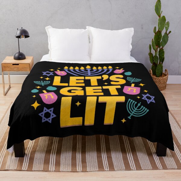 Item preview, Let’s Get Lit Hanukkah designed and sold by ValerieRodrigue.