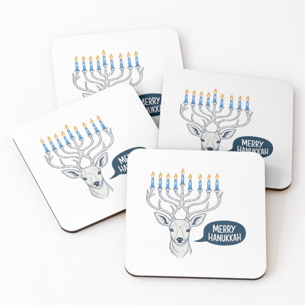 Item preview, Merry Hanukkah Christmukkah Moose designed and sold by ValerieRodrigue.