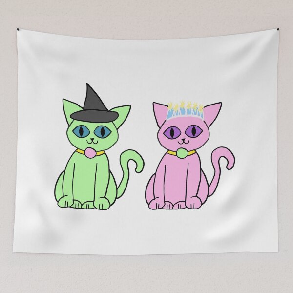 Item preview, Wicked Musical Elphaba Glinda Cats Together designed and sold by sarahp77.