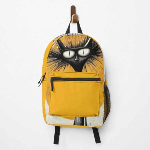Item preview, Spiky Cat Silhouette in Urban Setting designed and sold by Andy Gambino Art.