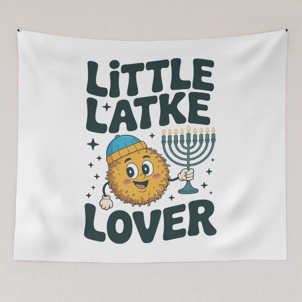 Item preview, Hanukkah Latke - Little Latke Lover Jewish Menorah Hebrew Holiday designed and sold by ValerieRodrigue.