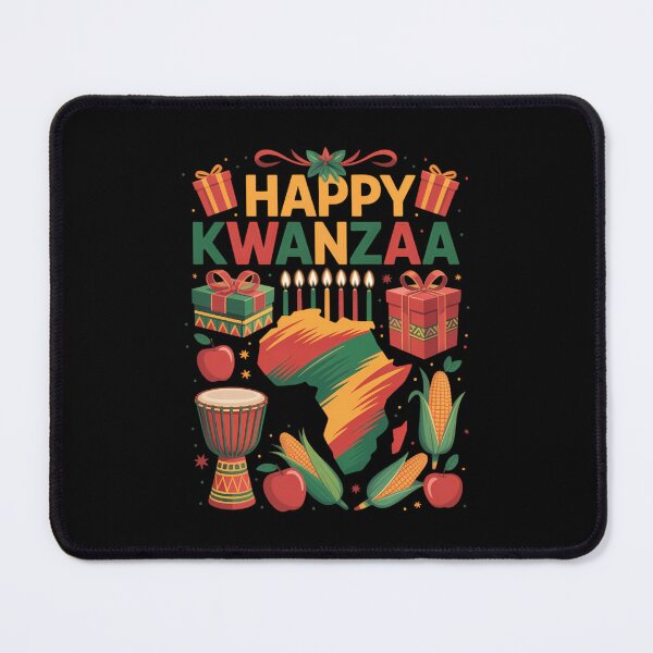 Item preview, Happy Kwanzaa Kinara Set Mazao African American Christmas designed and sold by ValerieRodrigue.