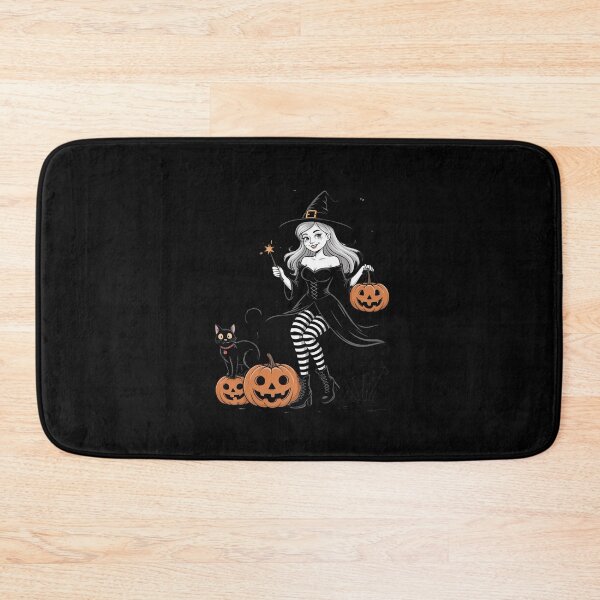 Item preview, I Put A Spell On You Witch Cat Halloween designed and sold by ryukaizox1.