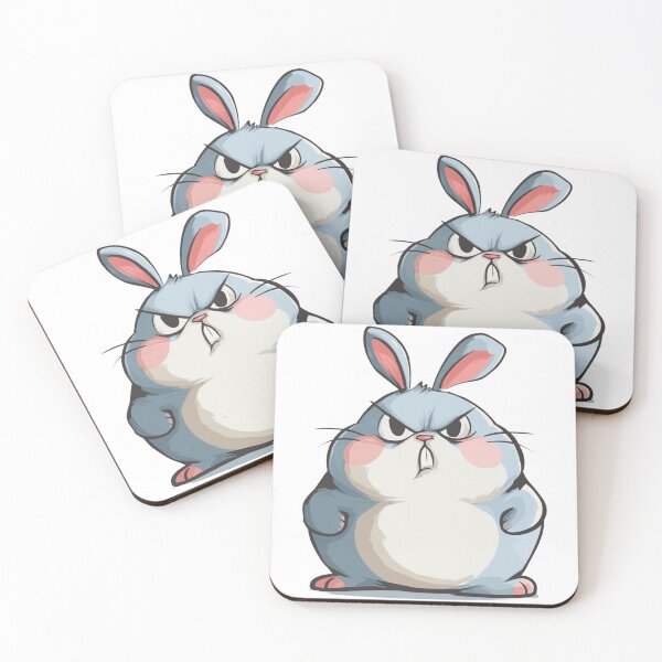 Item preview, Angry Chubby Bunny designed and sold by EastEndTownie.