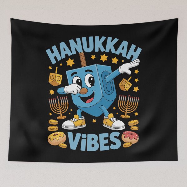 Item preview, Hanukkah Vibe Funny Dreidel Dabbing Menorah Chanukah designed and sold by ValerieRodrigue.