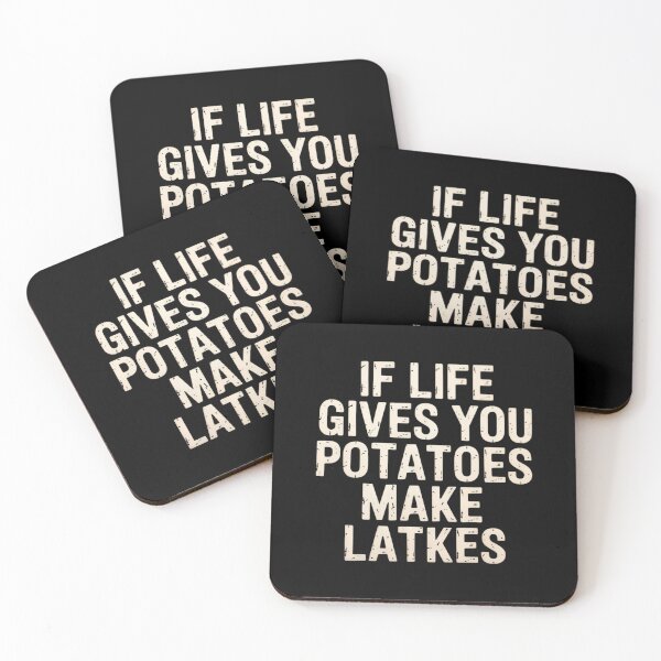 Item preview, Hanukkah Life Gives Potatoes Make Latkes Chanukah designed and sold by ValerieRodrigue.