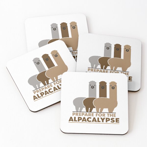 Item preview, Prepare for the Funny Alpaca-lypse Design designed and sold by Endorphin Ink.