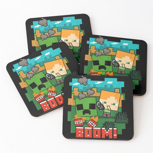 Item preview, Minecraft Pixel Art Boom Explosion Cartoon Style Design designed and sold by jimikoyallin.