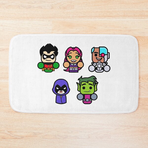 Item preview, Teen Titans Go Cute Chibi Characters designed and sold by nicoeeet.