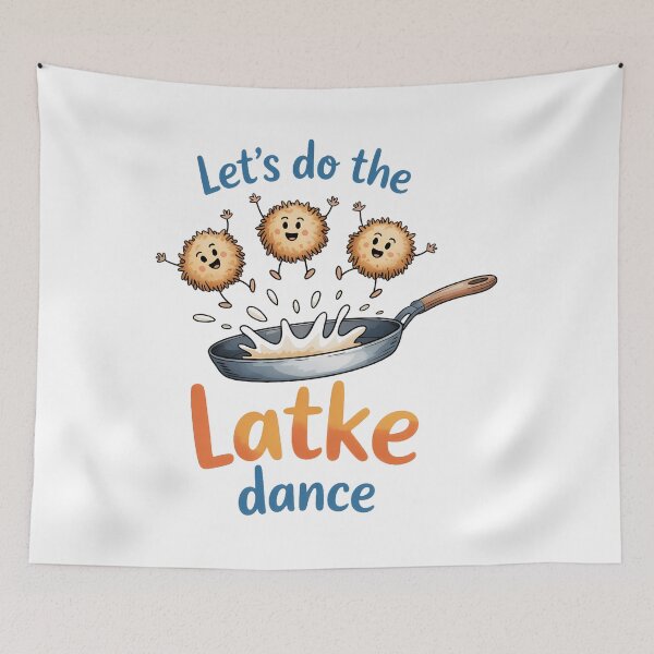 Item preview, Let's Do the Latke Dance Hanukkah designed and sold by ValerieRodrigue.