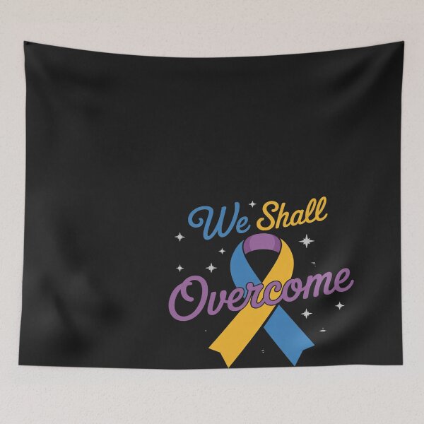 Item preview, Overcome Bladder Cancer Purple Blue And Yellow Ribbon designed and sold by Bstilablhot.