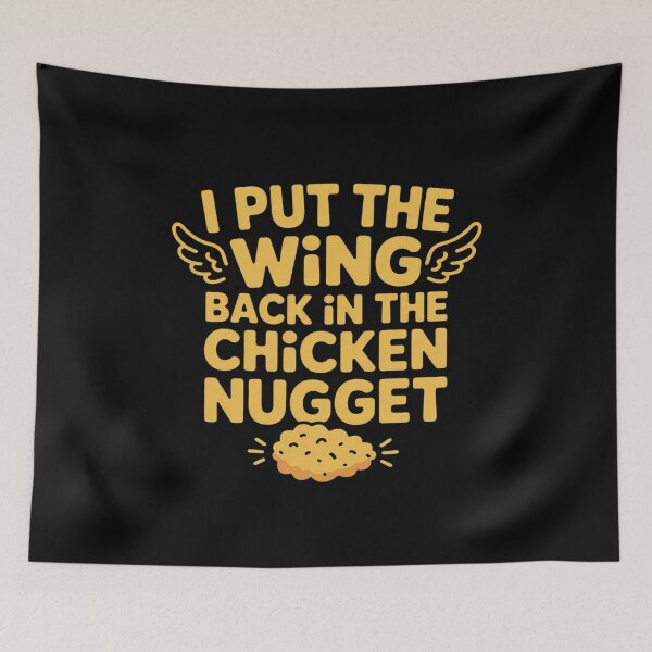 Item preview, I Put The Wing Back in Chicken Nugget Funny Dark designed and sold by Rotasiin.