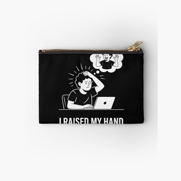 Item preview, I Raised My Hand Mentally - Funny Relatable Introvert designed and sold by Rotasiin.