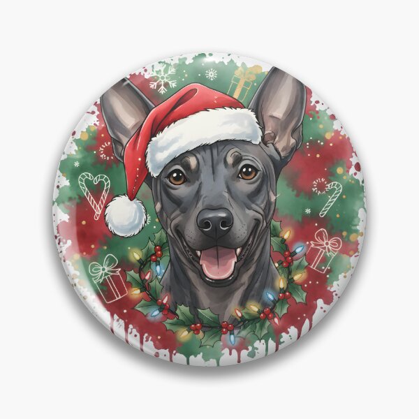 Item preview, Xoloitzcuintli | Christmas Colorful Watercolor Design #1 designed and sold by MatsurexDesigns.