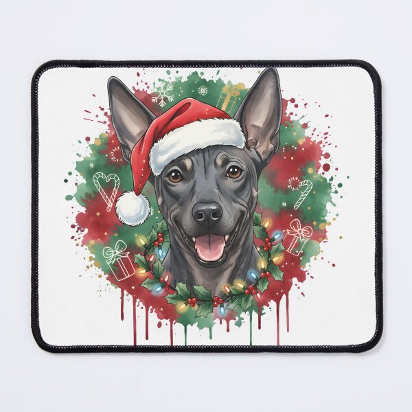 Item preview, Xoloitzcuintli | Christmas Colorful Watercolor Design #1 designed and sold by MatsurexDesigns.