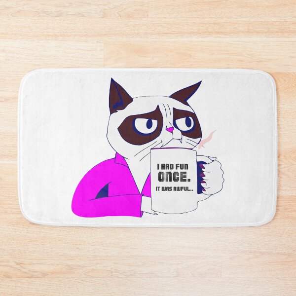 Item preview, I Had Fun Once It Was Awful | Grumpy Cat Sarcastic Meme & Funny Quote designed and sold by Taanva.