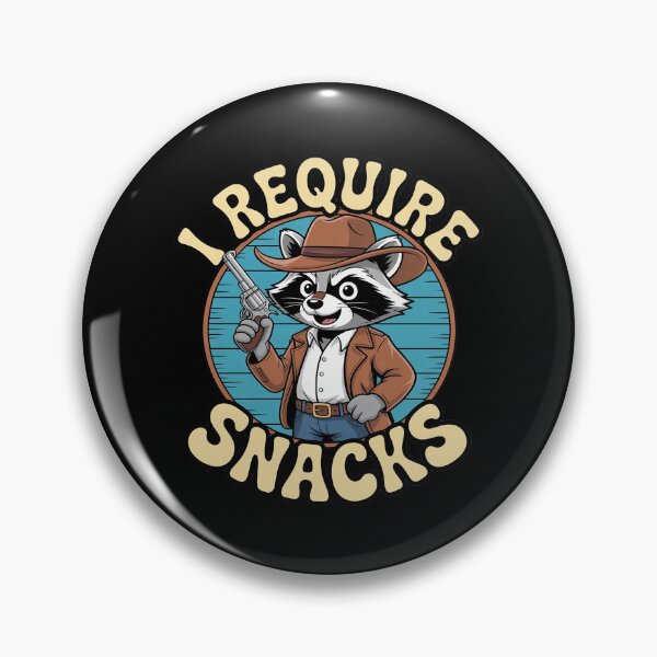 Item preview, I Require Snacks – Cowboy Raccoon designed and sold by Rotasiin.